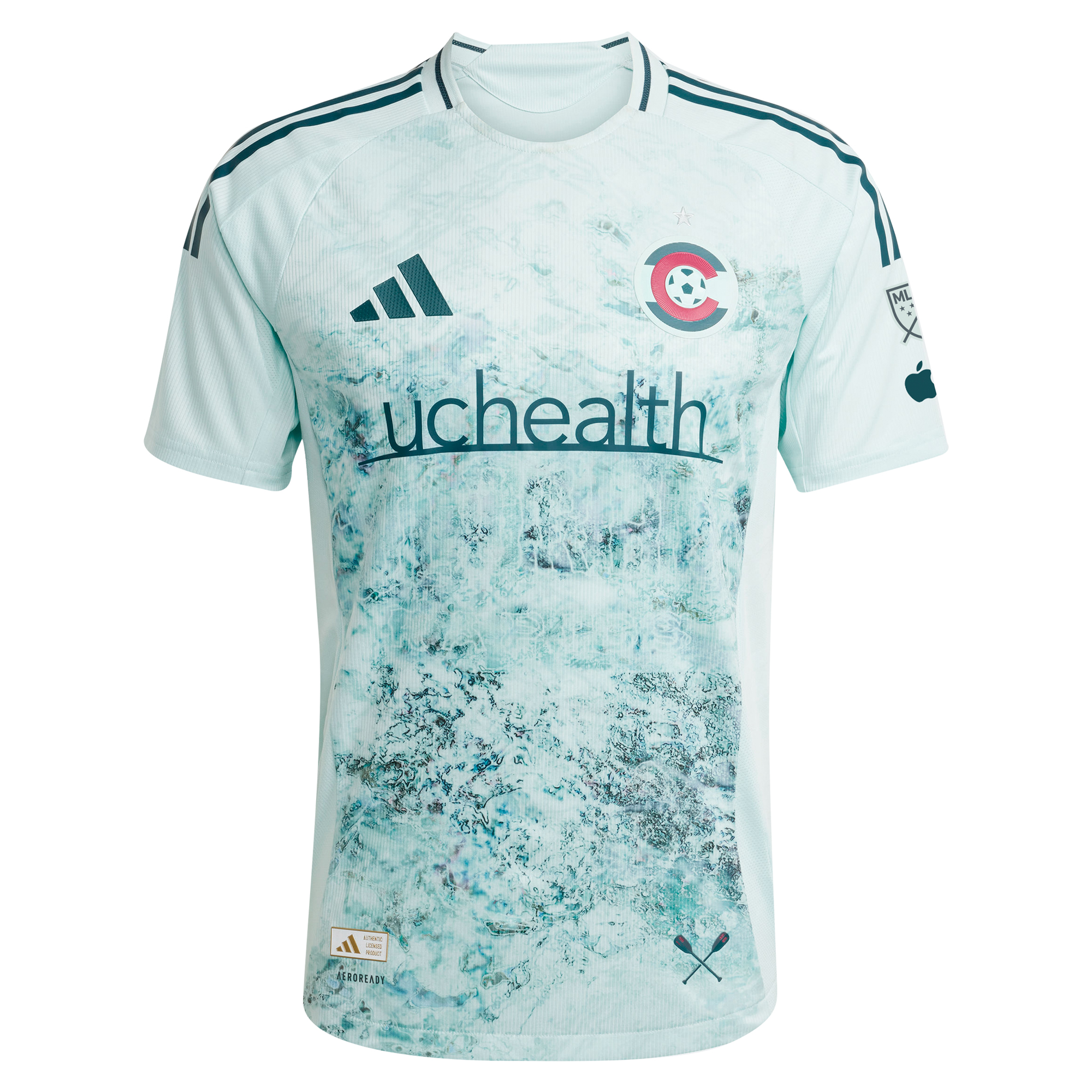 Men's Colorado Rapids adidas Green 2025 Headwaters Authentic Custom Jersey