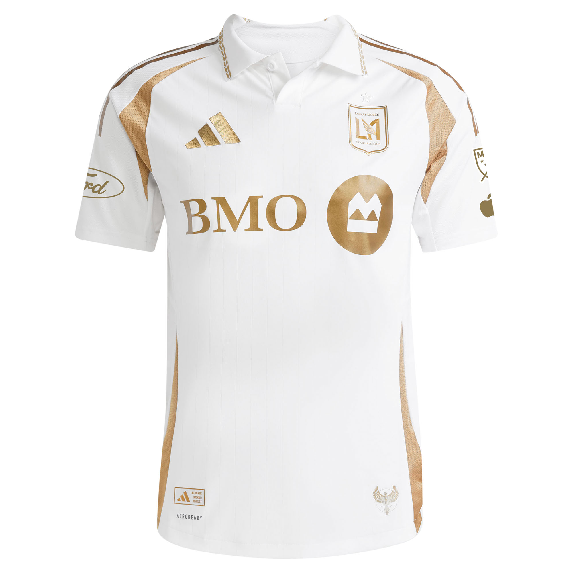 Men's LAFC adidas White 2025 Secondary Authentic Jersey